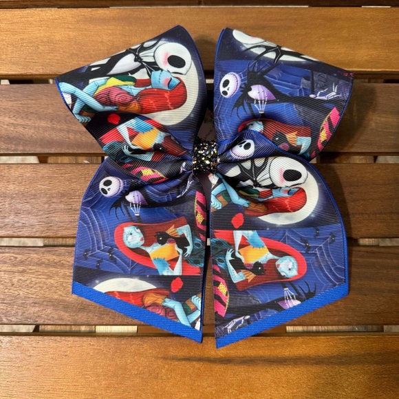 NWOT Handmade The Nightmare Before Christmas Hair Bow/2pc - Picture 3 of 8